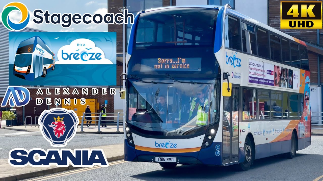 [Stagecoach Kent: Breeze 8 Westwood Cross to Canterbury via Margate] ADL Enviro400MMC Scania N250UD