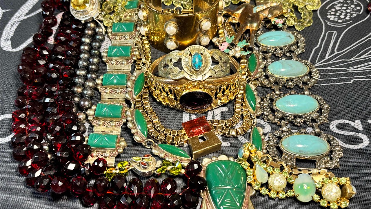 Consignor Mystery Jewelry Unboxing - Antique & Bakelite