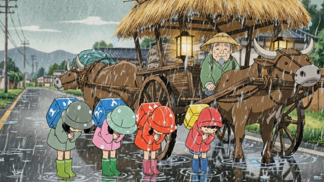 Chia’s Garden - Rain on an Ox Cart 🌧️ 静かな雨の牛車｜Soft Ghibli Piano for Rainy Days