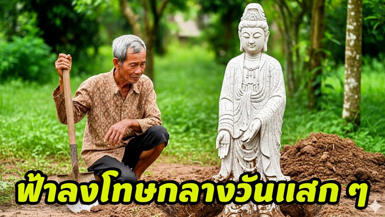ชายคนหนึ่งฝังรูปเจ้าแม่กวนอิมด้วยตัวเอง — สามปีต่อมา เขาจำต้องขุดขึ้นมากลางวันแสก ๆ