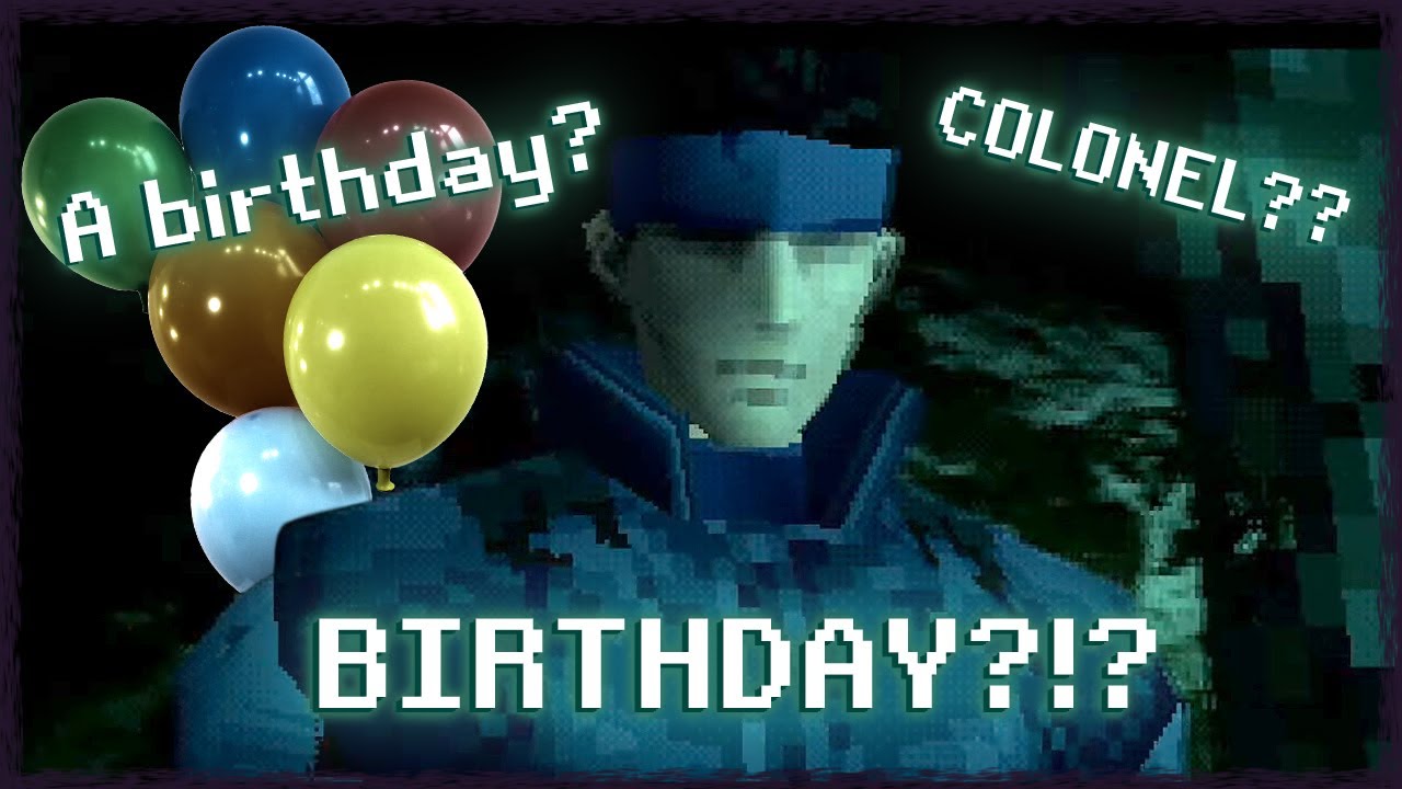 METAL GEAR SOLID (Pt. 1 - Birthday Gear?) ⫽ BarryIsStreaming