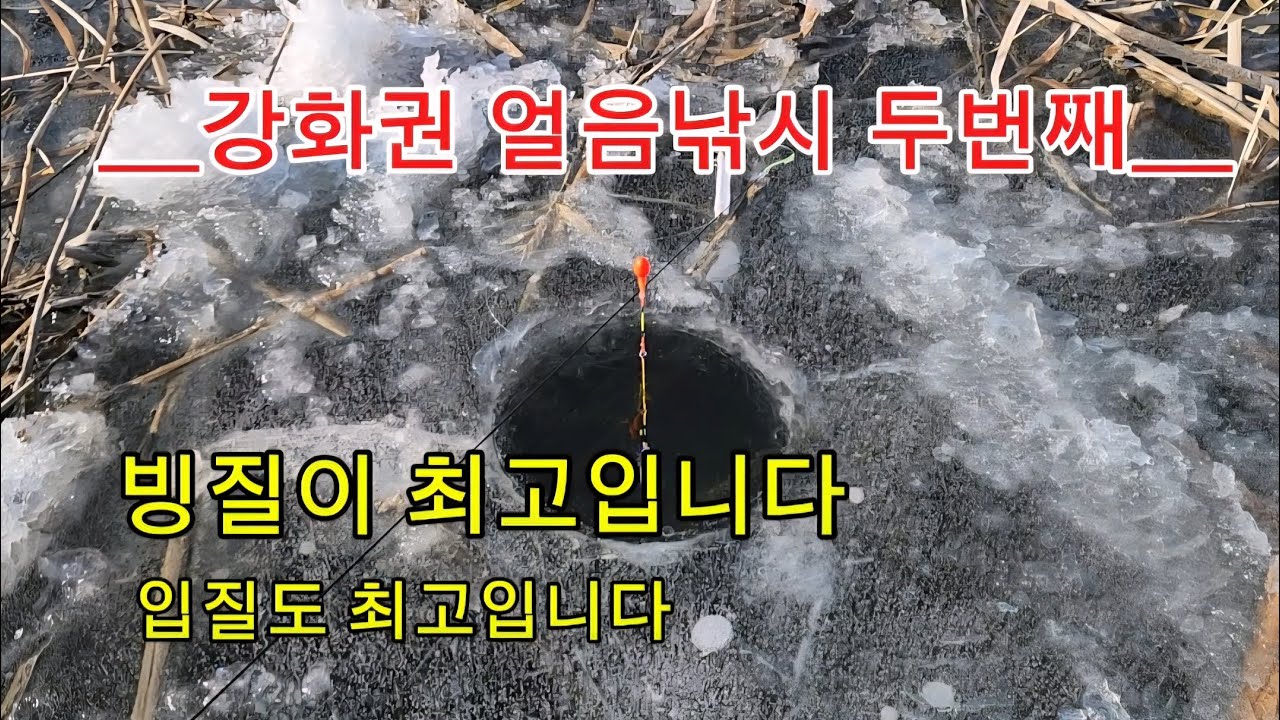 강화권 얼음낚시/수로권과 부들밭둠벙/#꾼의선택TV #대림낚시프라자 
