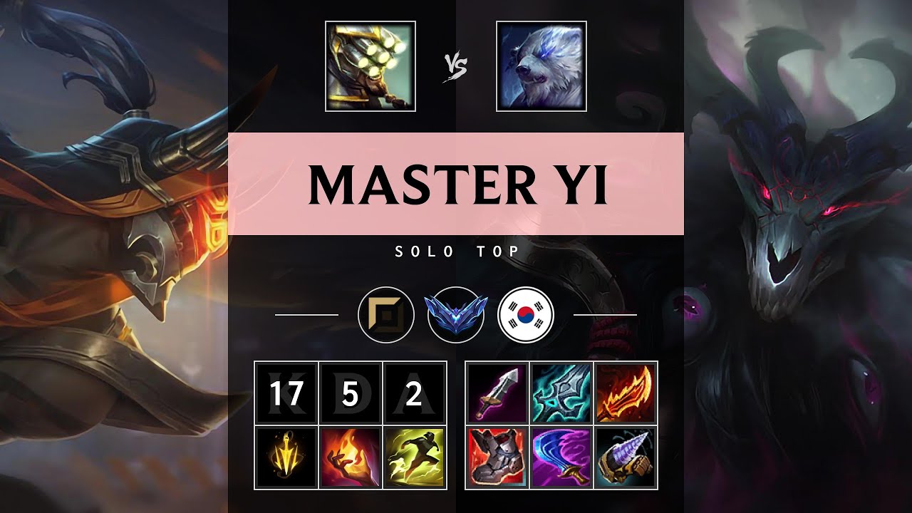Master Yi Top vs Volibear - KR Diamond Patch 25.12