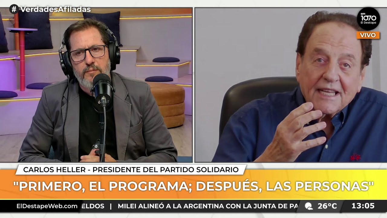 Alineación de Milei con el gobierno de Trump - Carlos Heller en El Destape, con Adrián Murano