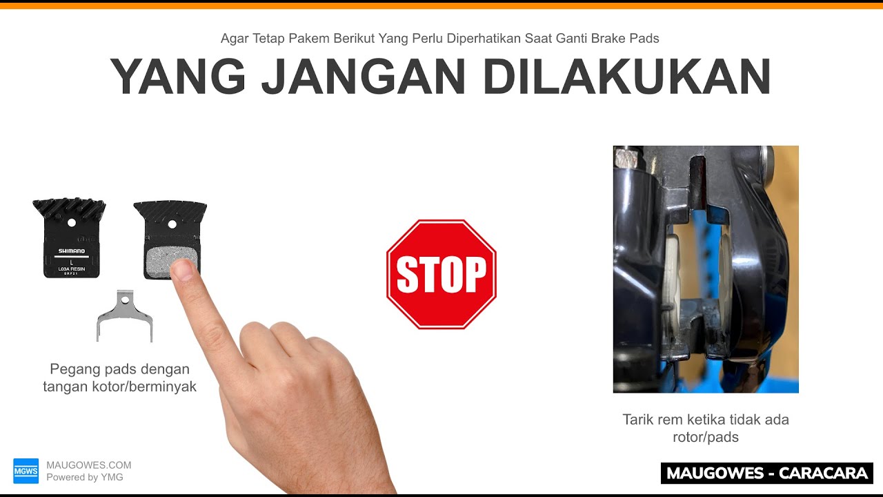 Agar Rem Tetap Pakem Setelah Ganti Brake Pads di Disc Brake | Cara-Cara | MauGowes