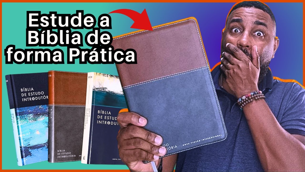 🔴Bíblia de Estudo INTRODUTÓRIA - Sua Bíblia para o dia a dia | Flávio Sacramento