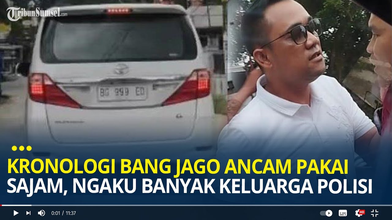Bang Jago Ngaku Banyak Keluarga Jadi Polisi, Nekat Ancam Pemobil Pakai Sajam, Begini Kronologinya