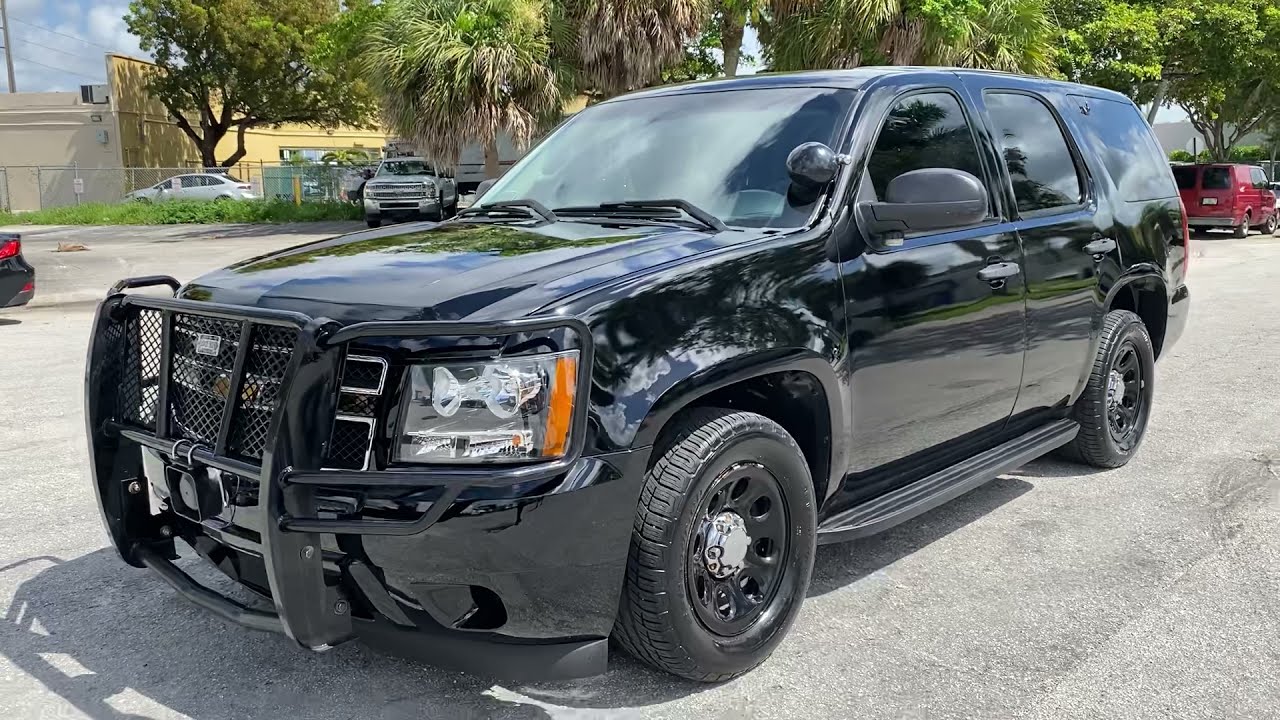 2013 Chevrolet Tahoe Police PPV Interceptor walkaround after paint