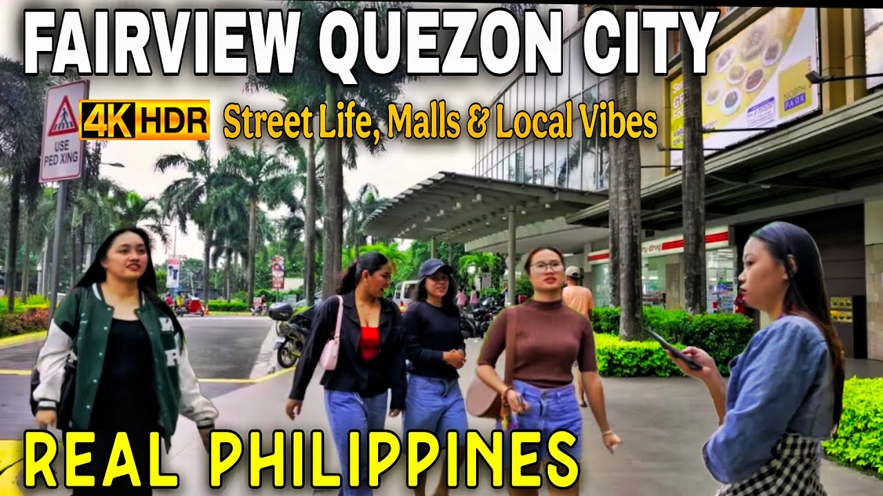 (4K HDR) Fairview Quezon City Walking Tour | Urban Life in Metro Manila In 4K | Philippines