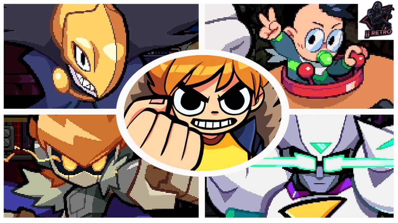 Scott Pilgrim EX - All Bosses + Ending