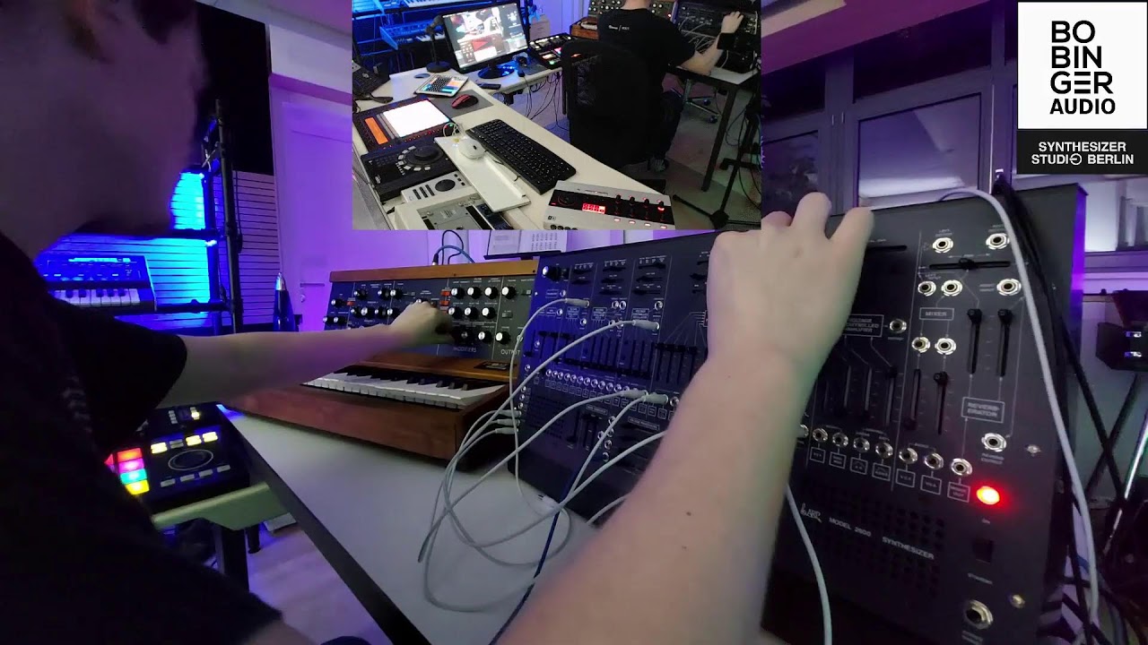 Minimoog & Arp 2600 Techno @ Synthesizer Studio Berlin