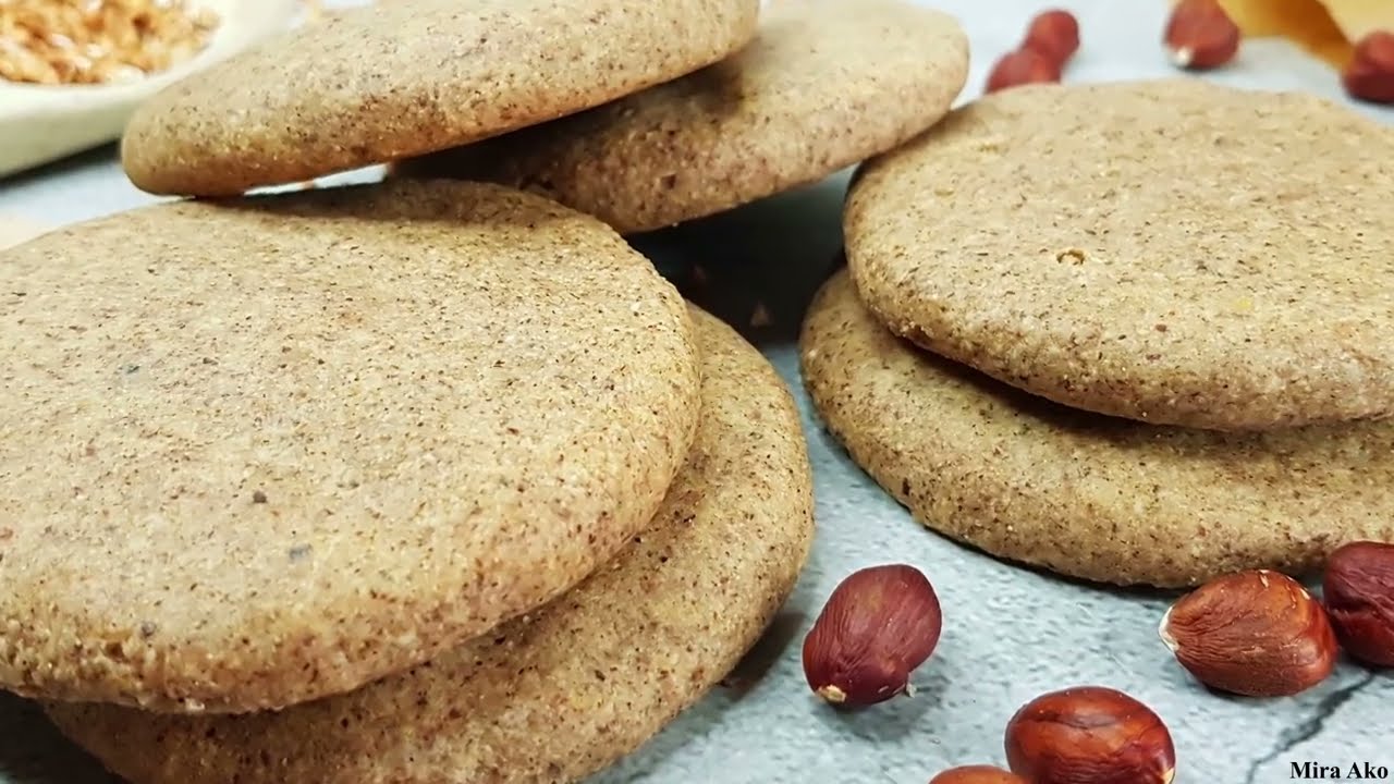 The Best Vegan Hazelnut Cookies | Gluten-free & Sugar-free Aquafaba Cookies