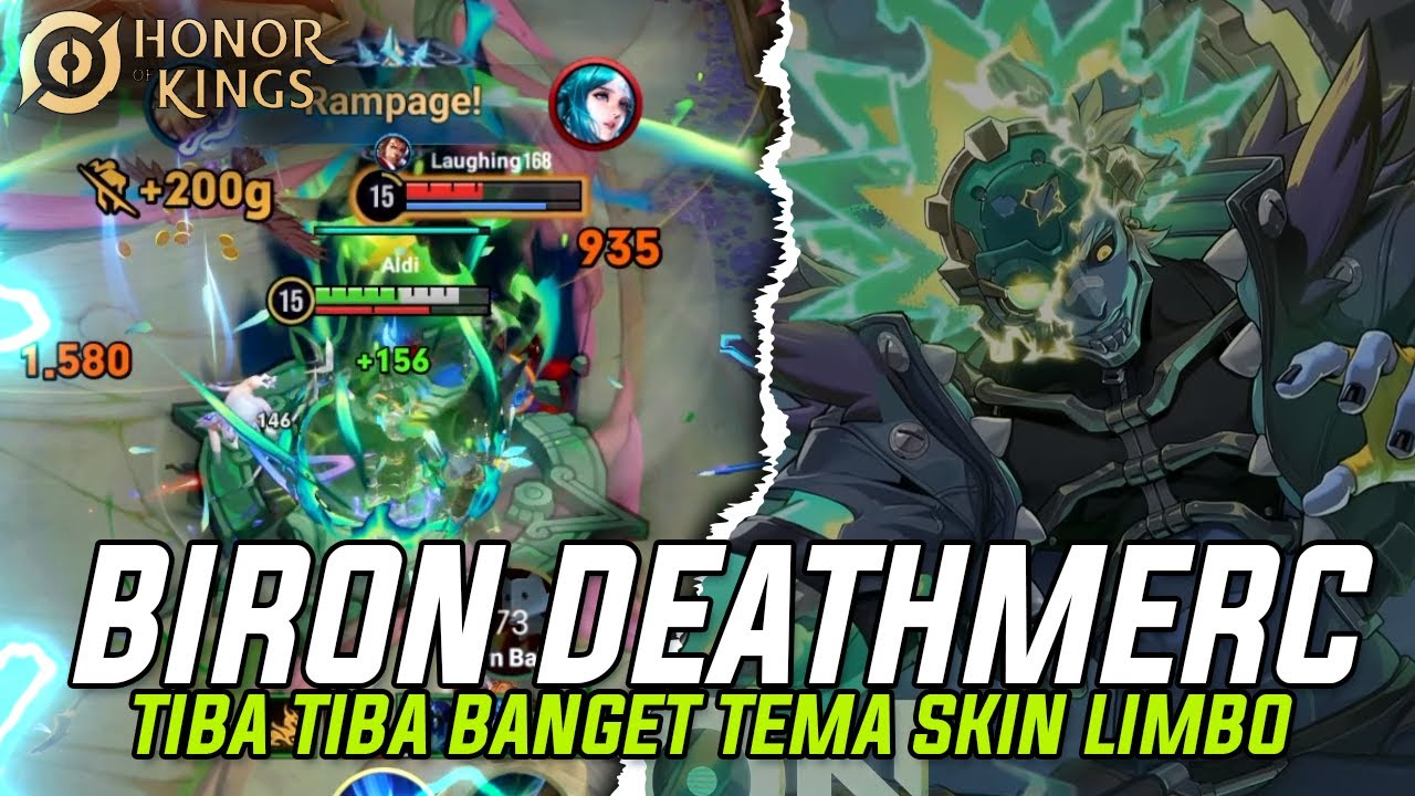GACHA SKIN LIMBO DAN REVIEW BIRON DEATHMERC!! TIBA TIBA COLLAB BEGINI?? LINGSIR WENGI BANGET NI?