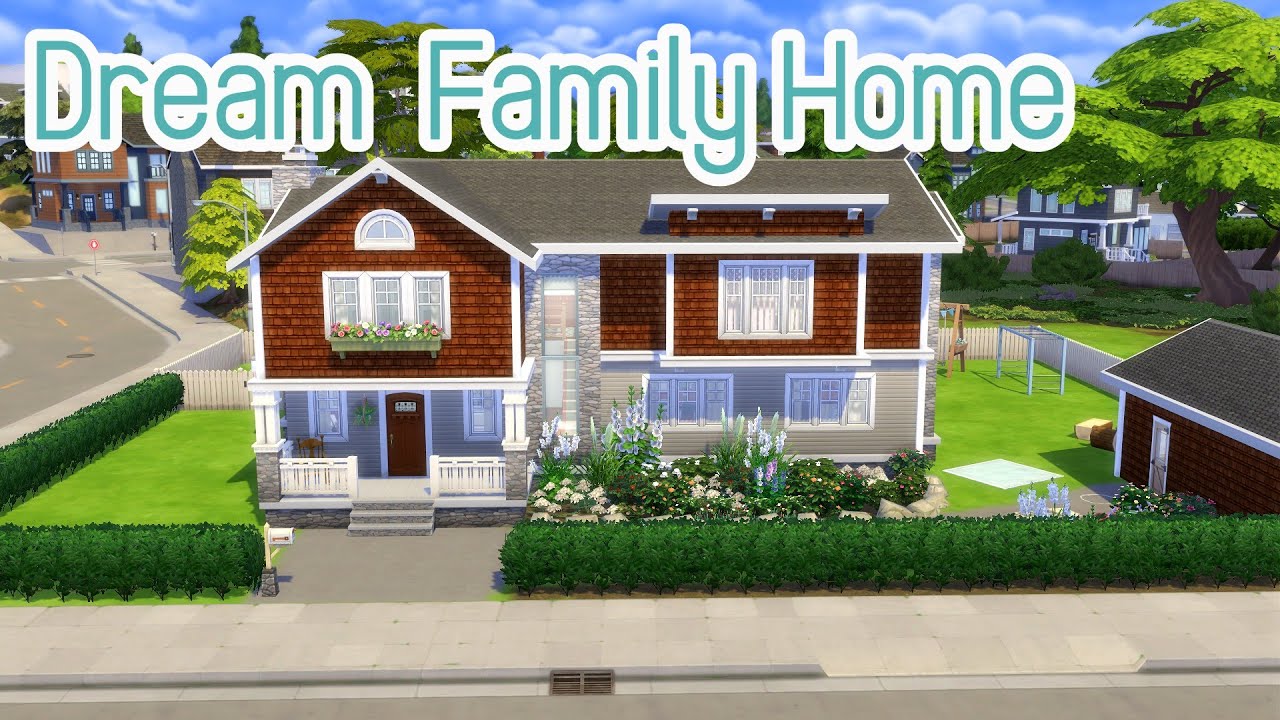 Dream Big Family Home | The Sims 4 Speed Build (No CC)