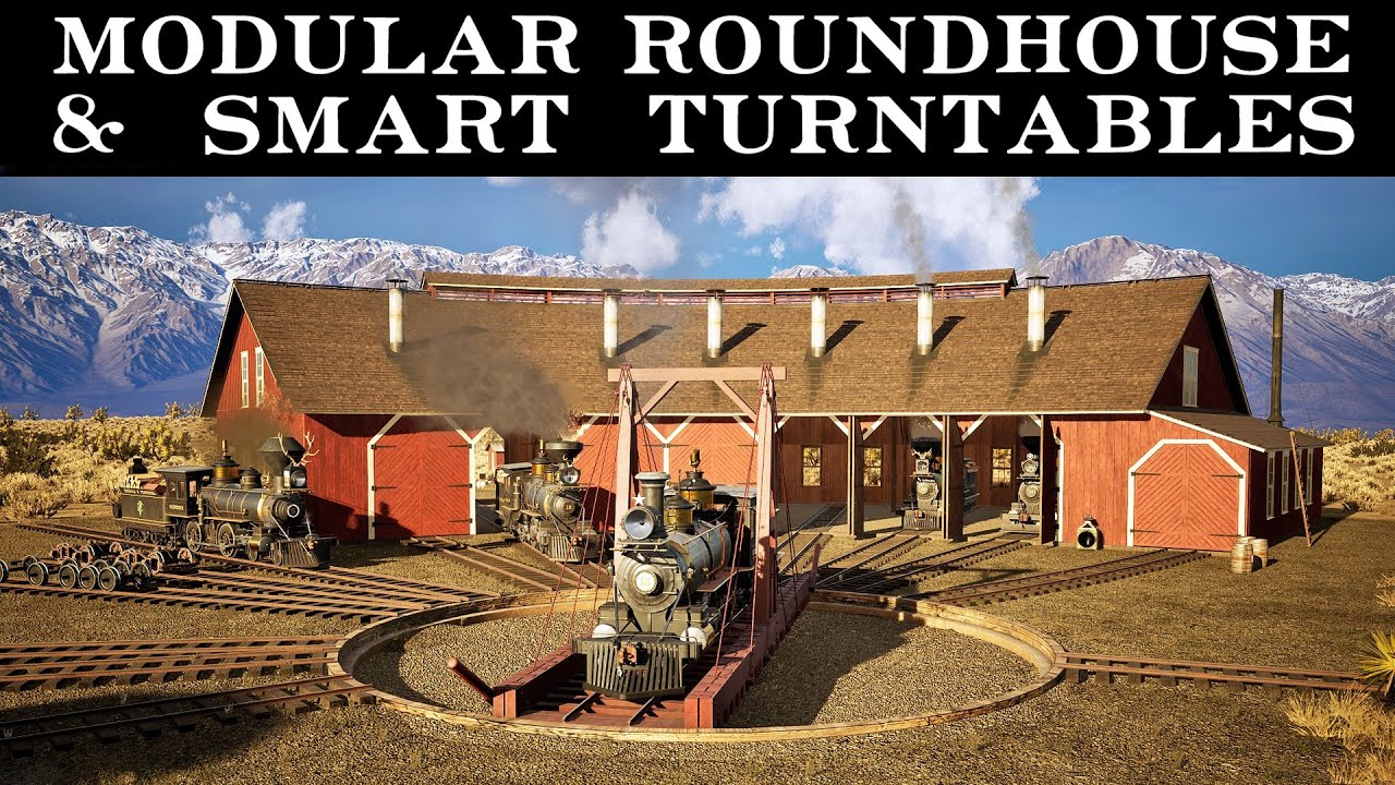 EASY TURNTABLES and MODULAR Roundhouses! | CoS Devlog