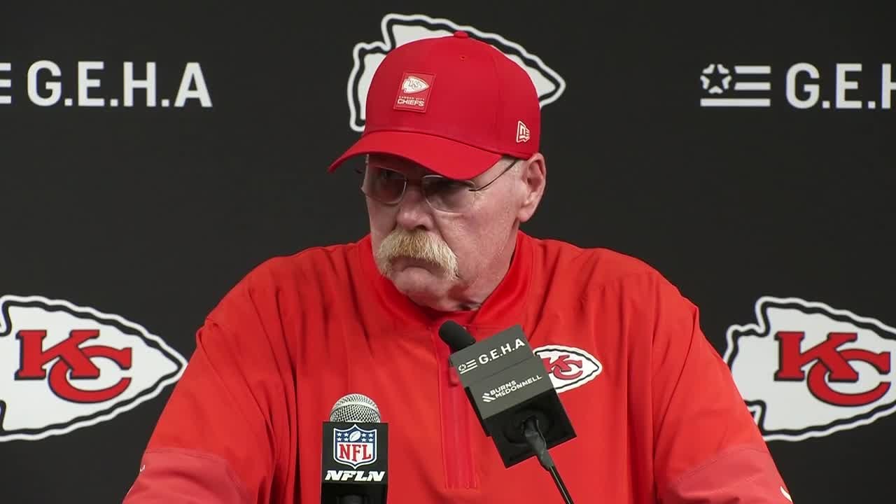 Chiefs head coach Andy Reid discusses 14-12 loss to Las Vegas, 2025 season