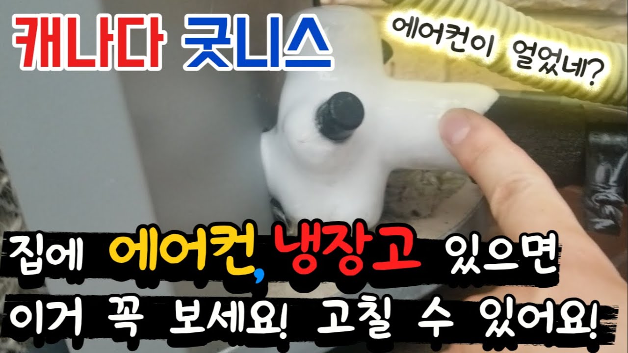 캐나다 이민 1세대, 냉장고나 에어컨 있으신가요? 이거 꼭 보세요! 이 더운 날씨에 에어컨이 고장났다!? 고치면 됩니다. #에어컨고장 #기술 #ㅋ캐나다