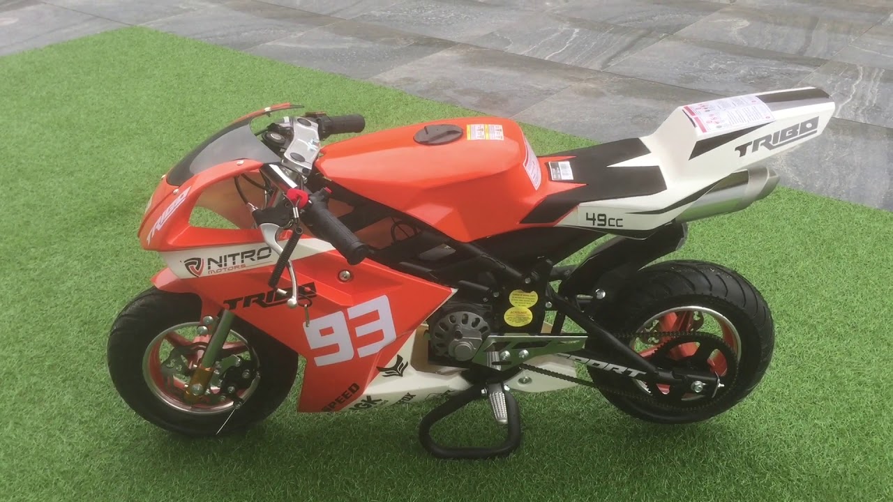 Matteo motociclista - Minimoto Nitro Motors Pocket Bike 93