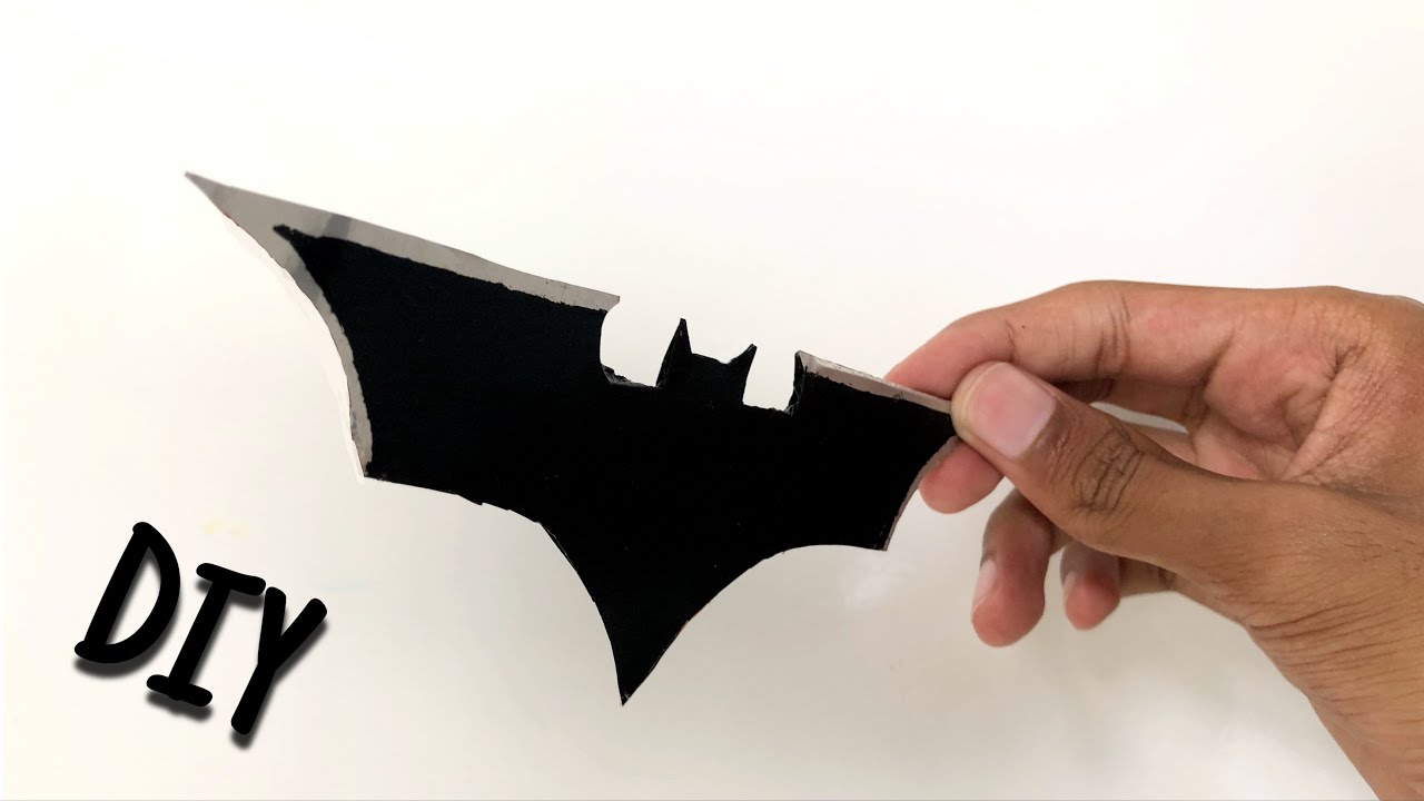Making batman’s Batarang at home| DIY step-by-step