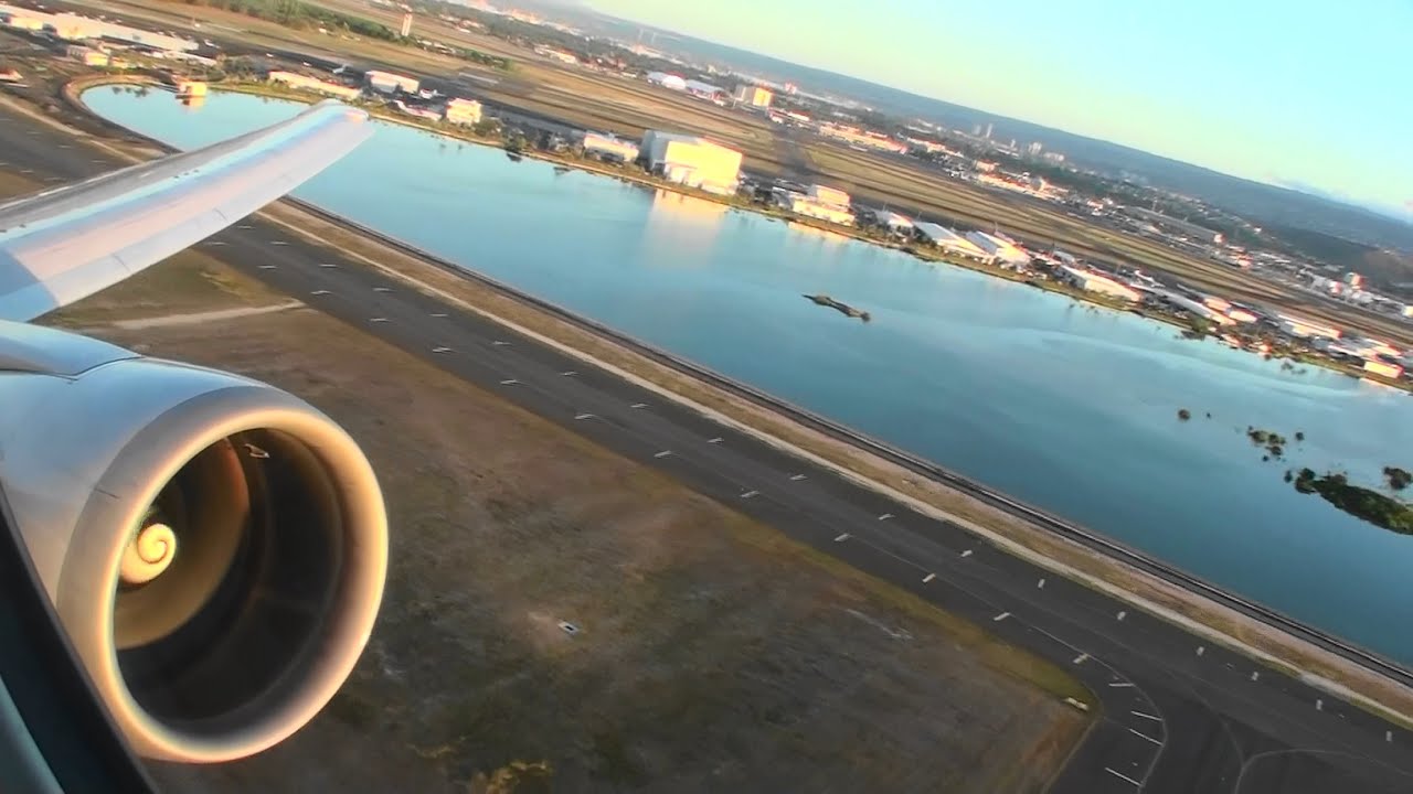 Absolutely Spectacular First Class HD Boeing 767-400ER Takeoff From Honolulu Hawaii!!!
