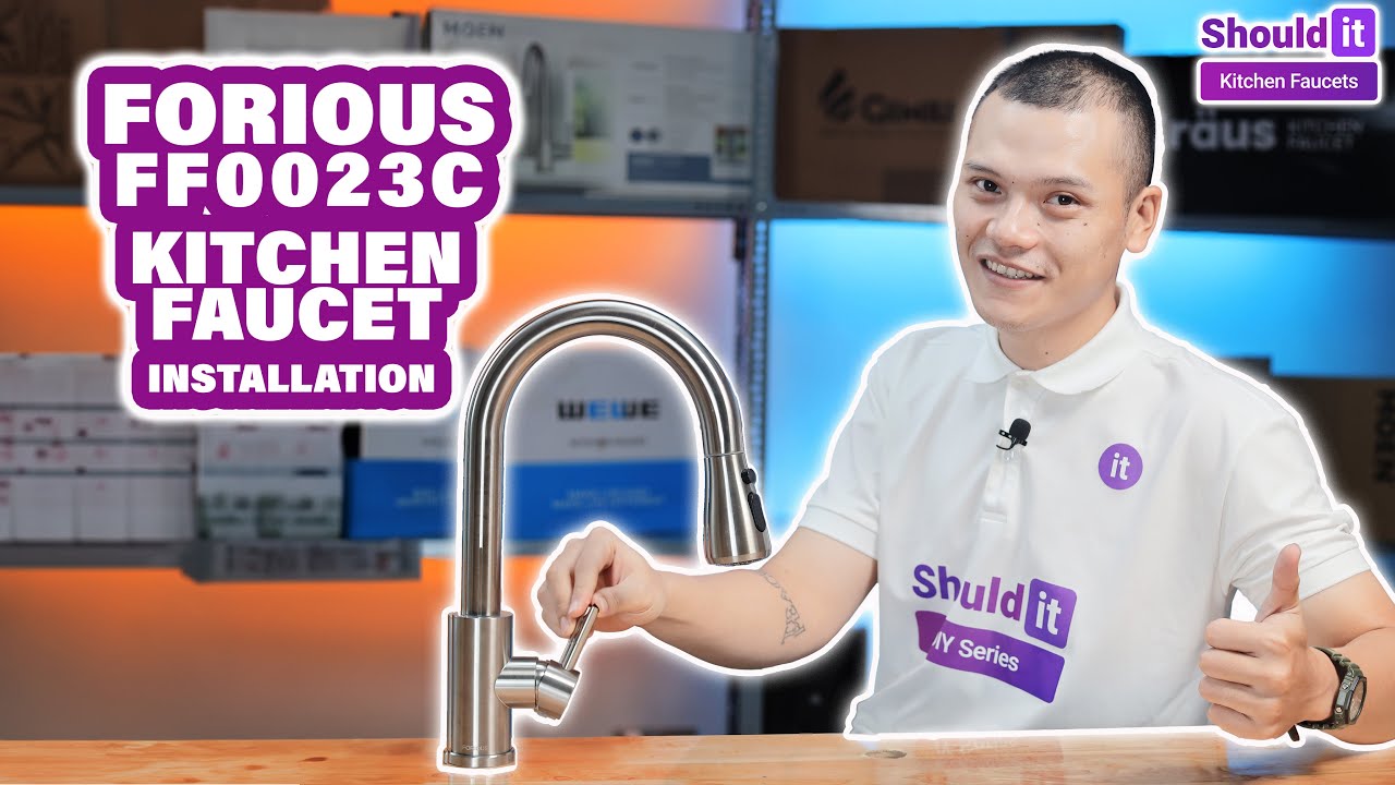 How to Install Forious Kitchen Faucet - Shouldit Kitchen Faucet Series