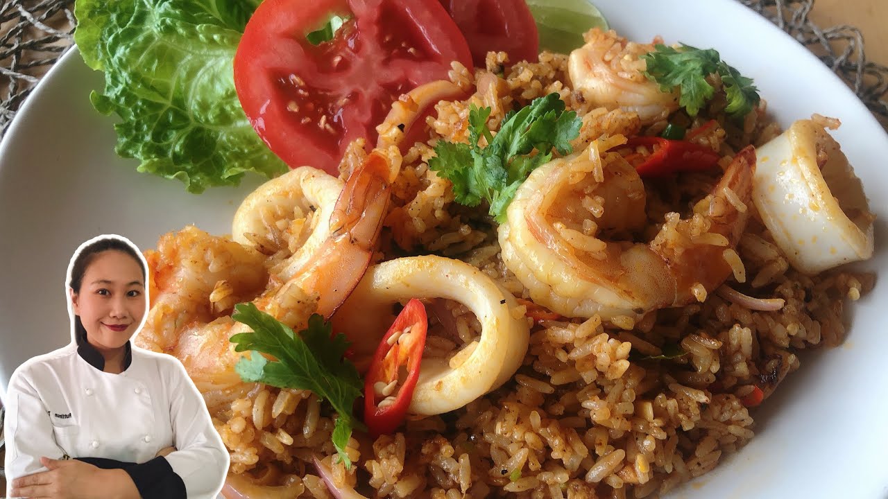 Tom Yum Fried Rice • Khao Pad Tom Yum • Easy & Delicious | ThaiChef food