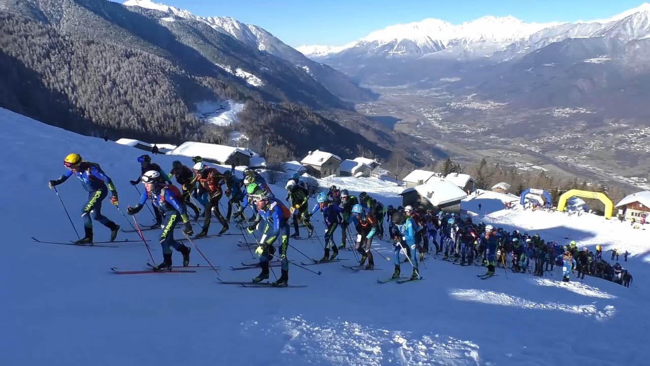 34° Valtellina Orobie - gara di sci alpinismo ad Albosaggia