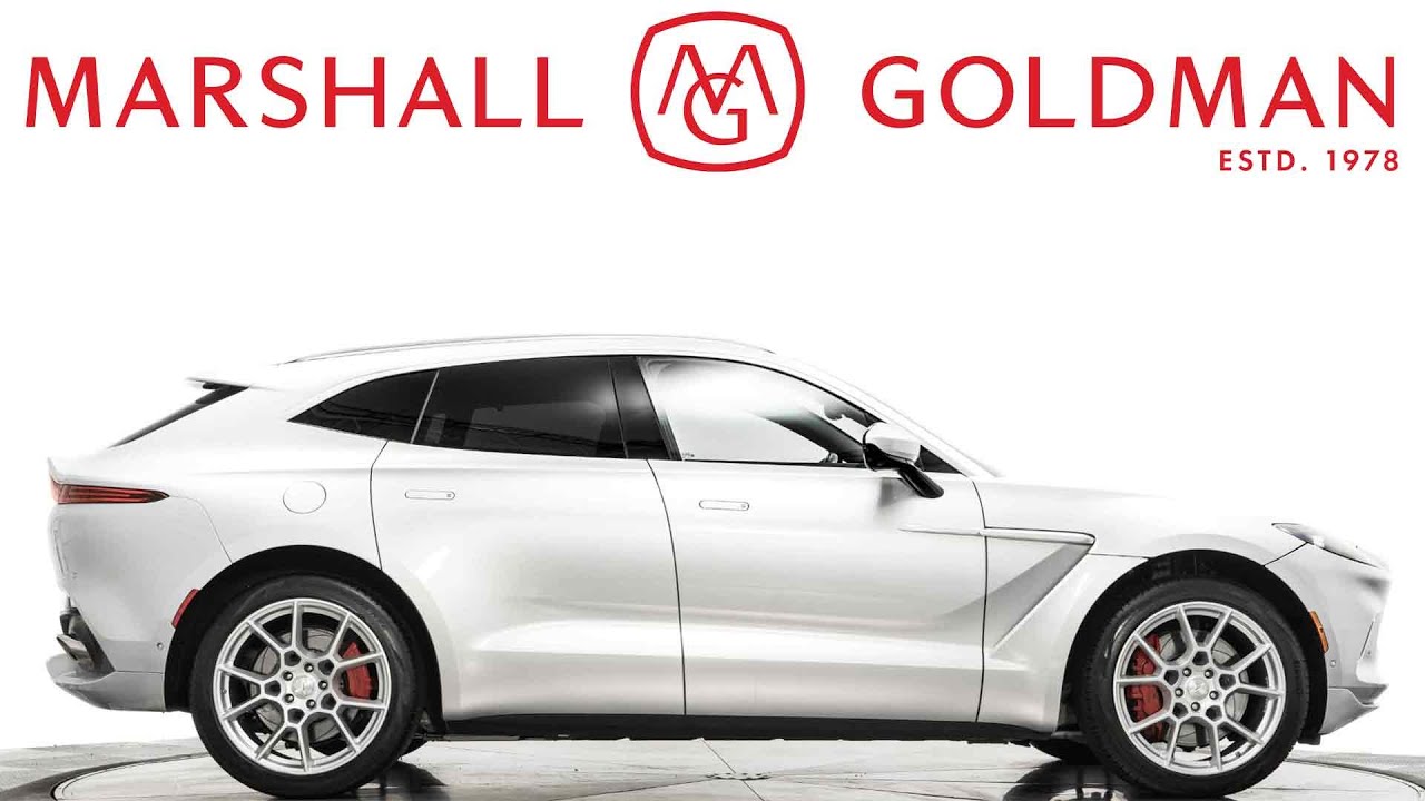 2022 Aston Martin DBX in Lightning Silver over Dark Knight for sale