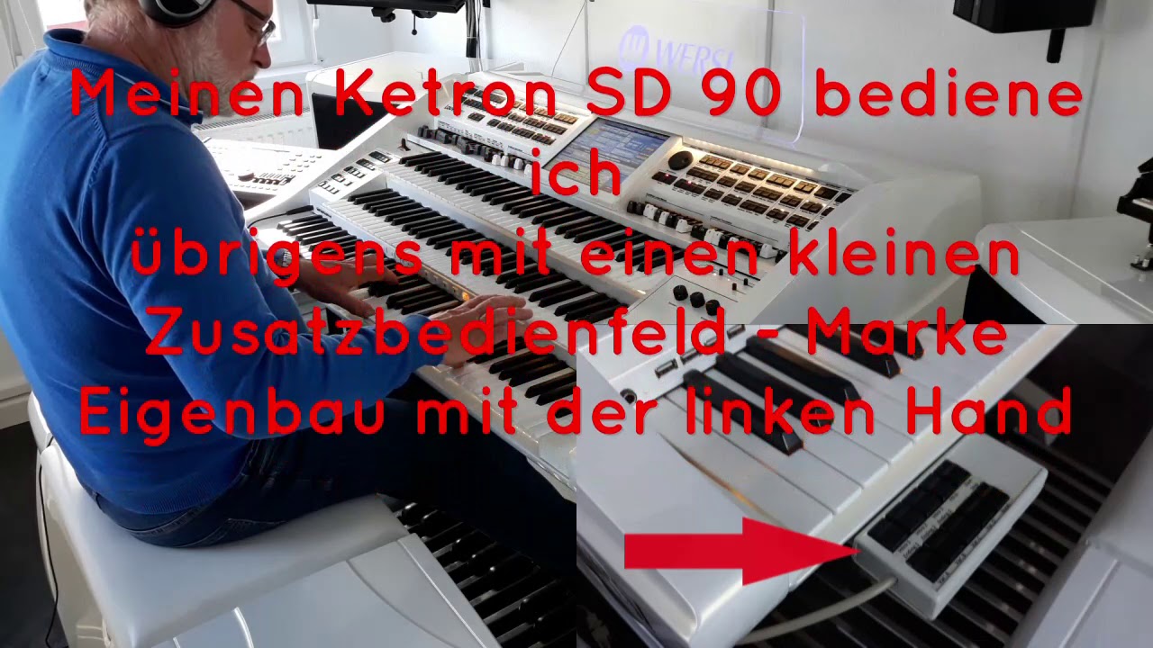 Cover Butterfly - Danyel Gérard an der Wersi Louvre & Ketron SD90 - Melodien zum träumen
