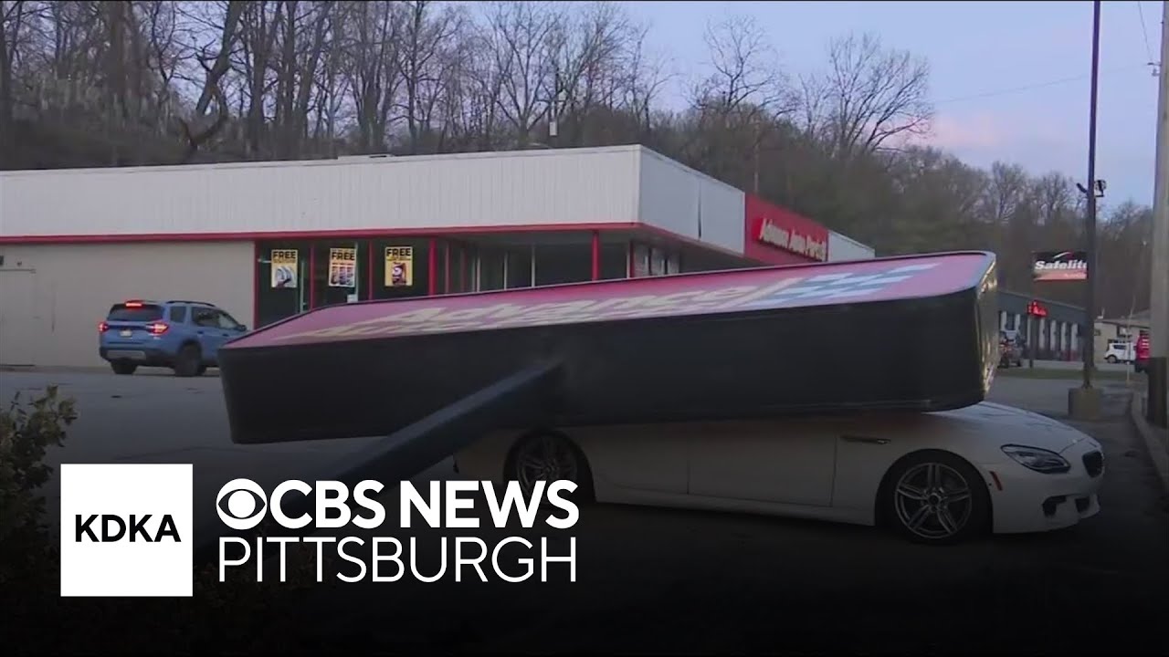 Powerful winds knock down trees, damage homes across Pittsburgh area