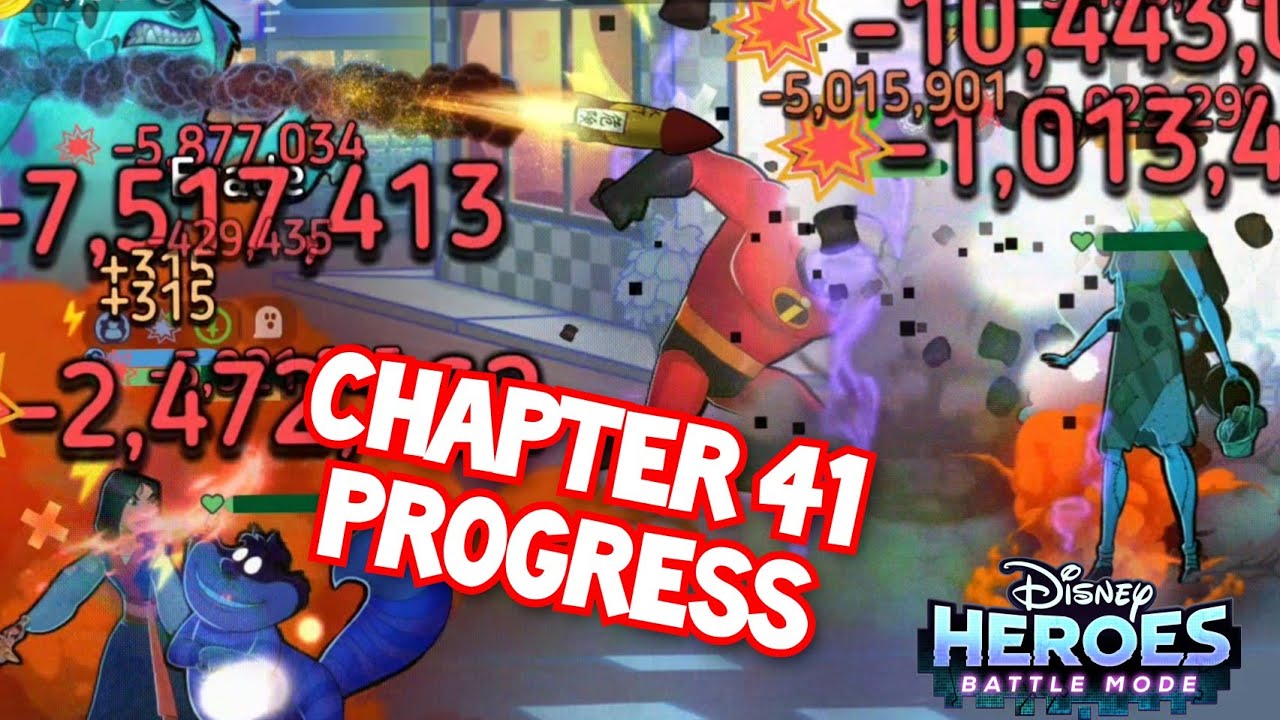 Disney Heroes Battle Mode CHAPTER 41 PROGRESS Gameplay Walkthrough