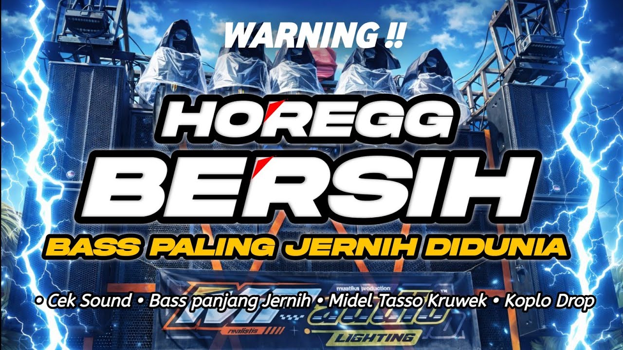 DJ CEK SOUND FULL BASS TERBARU PALING HOREGG BERSIH  SEDUNIA