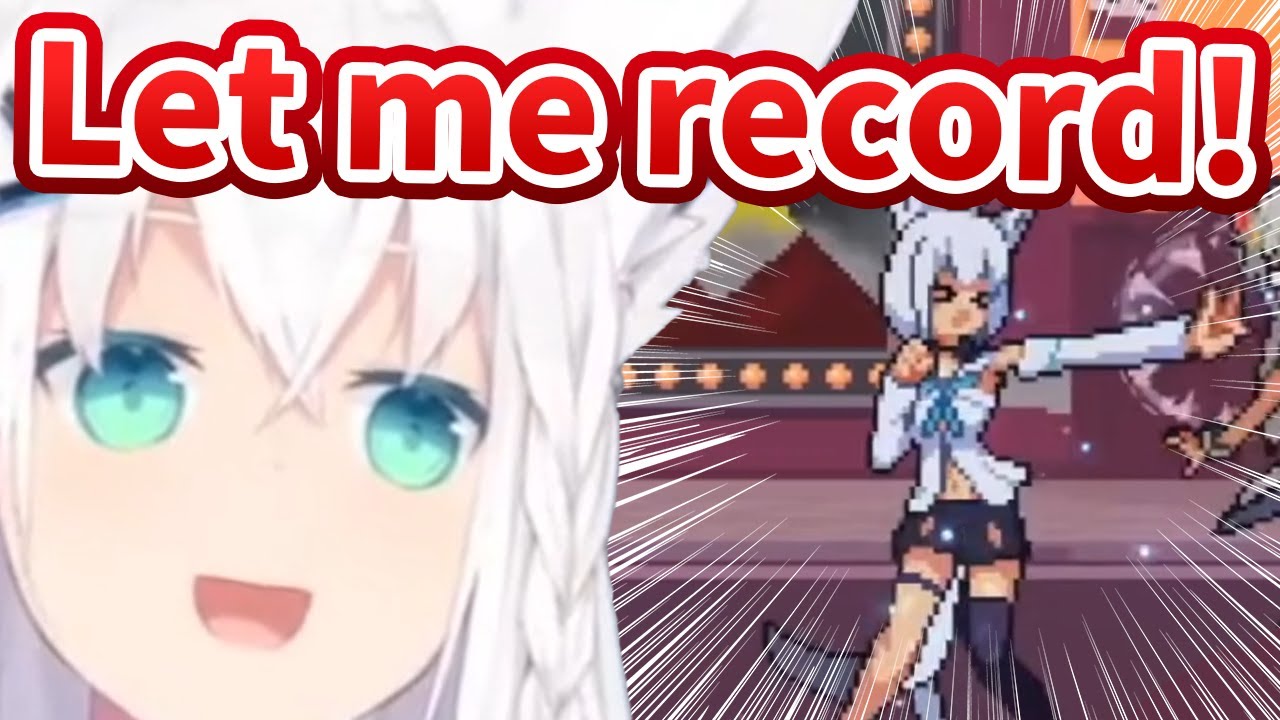 Fubuki records and provides her voices to the game developer during her stream [Hololive/Eng sub]