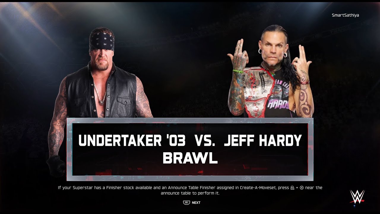 Jeff Hardy vs The Undertaker Backstage Brawl Match