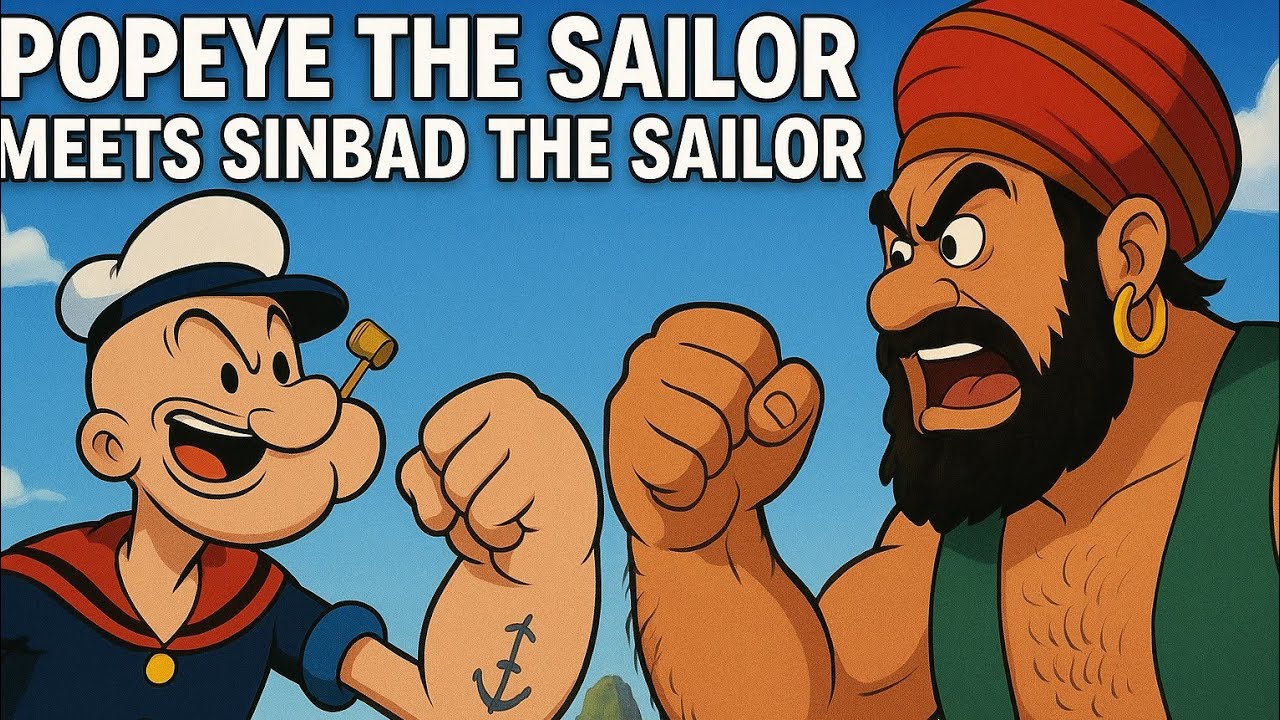 Popeye the Sailor meets Sinbad the Sailor |Entertainment | 4K Video