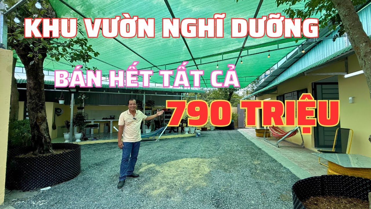 Bán Hết Tất Cả Khu Vườn Nghĩ Dưỡng Với Tổng Diện Tích 146m2  | Mua Bán Nhà Đất Tây Ninh 1358N