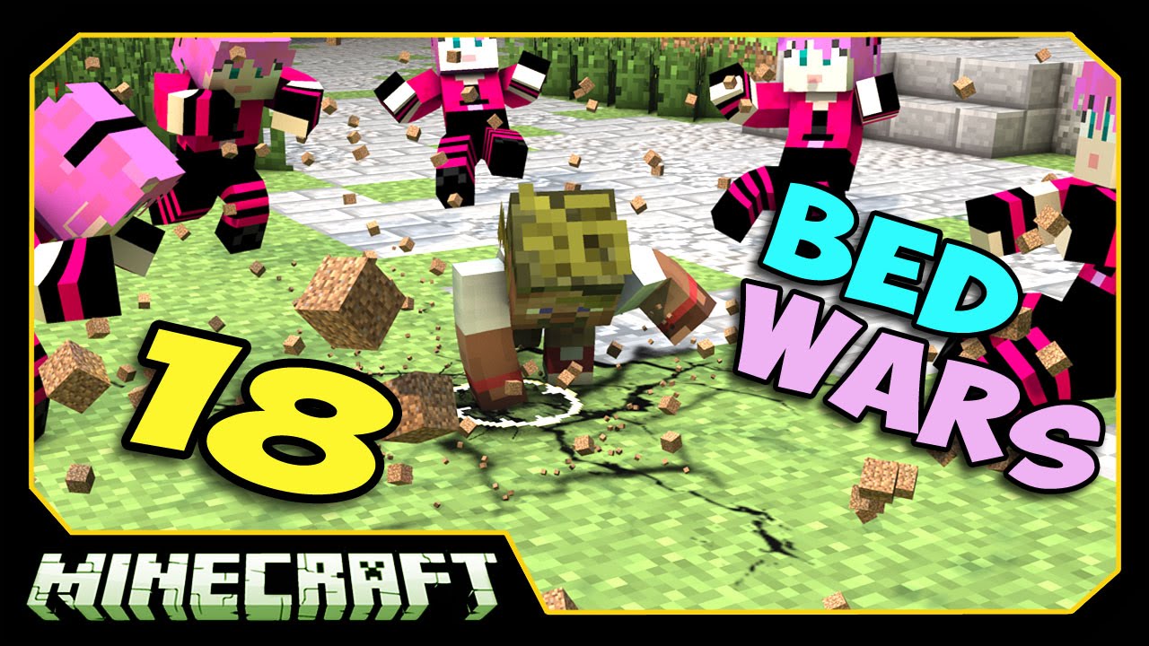 ч.18 Bed Wars Minecraft - Мы сломали сервер!!!