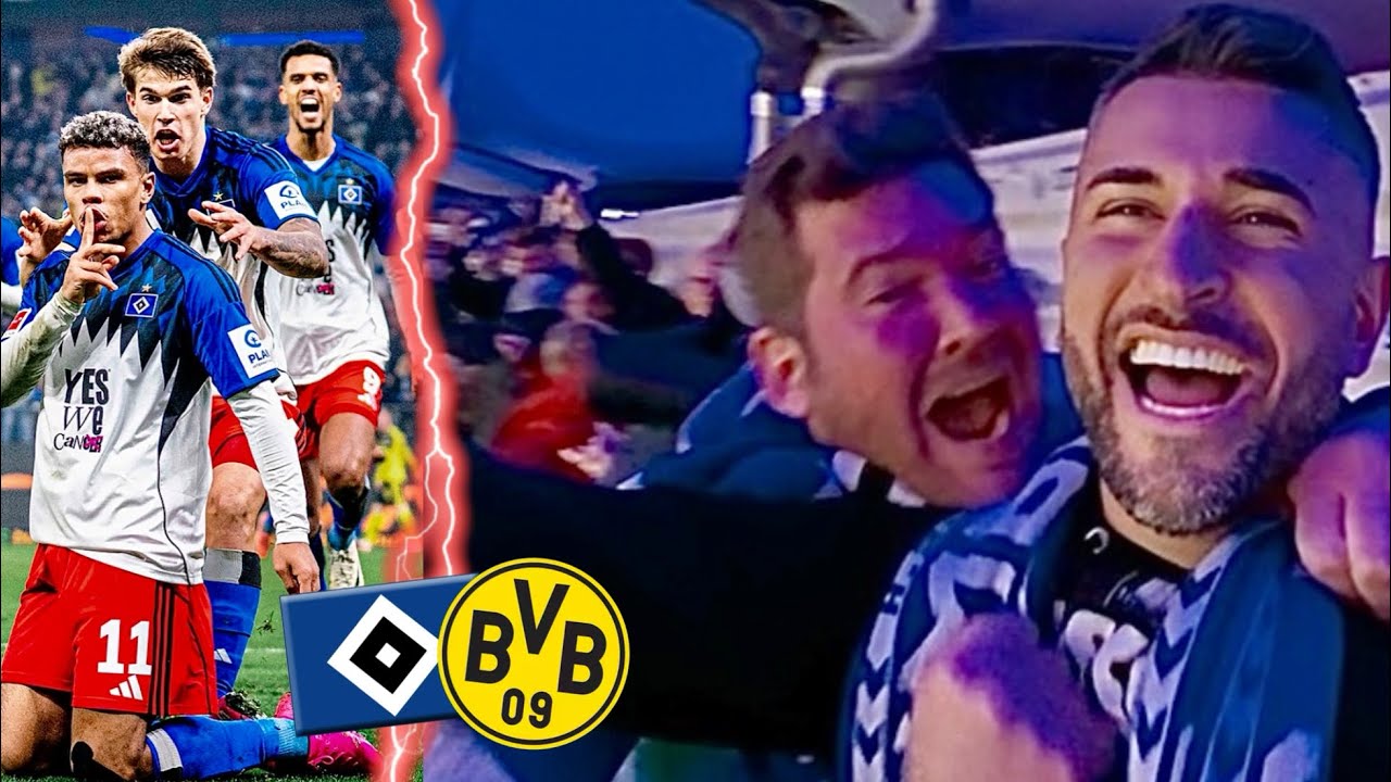90+7! Der MOMENT als das VOLKSPARKSTADION EXPLODIERT 🧨💥 HSV vs. BVB Stadionvlog | Bardia Barati