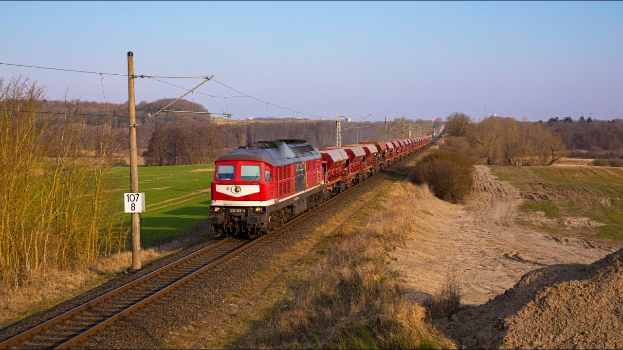 Ein wenig Zugverkehr im März 2025 mit WFL 232, EGP 151 uvm. + Bonusmaterial