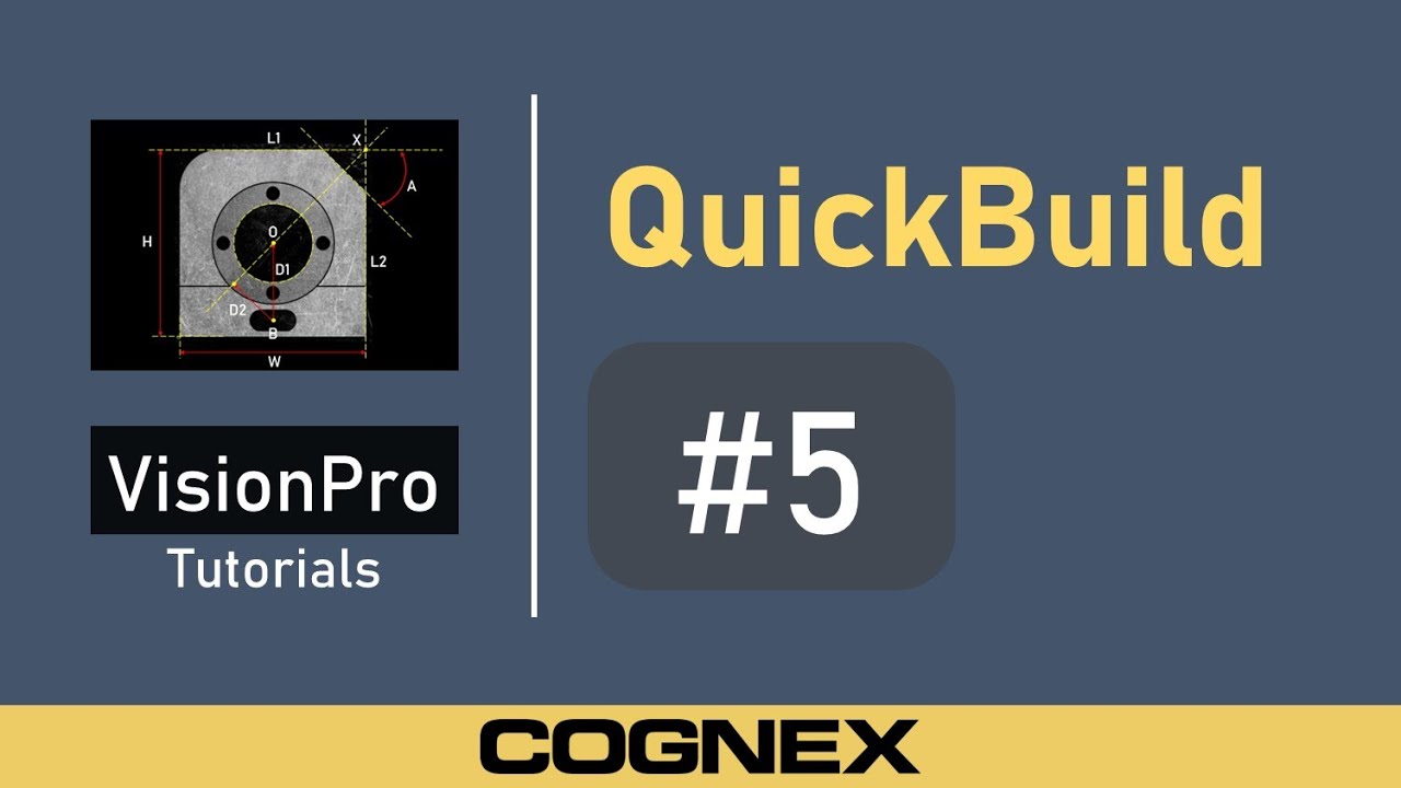 QuickBuild #5 Gauge (Measurement) | Cognex VisionPro Tutorial