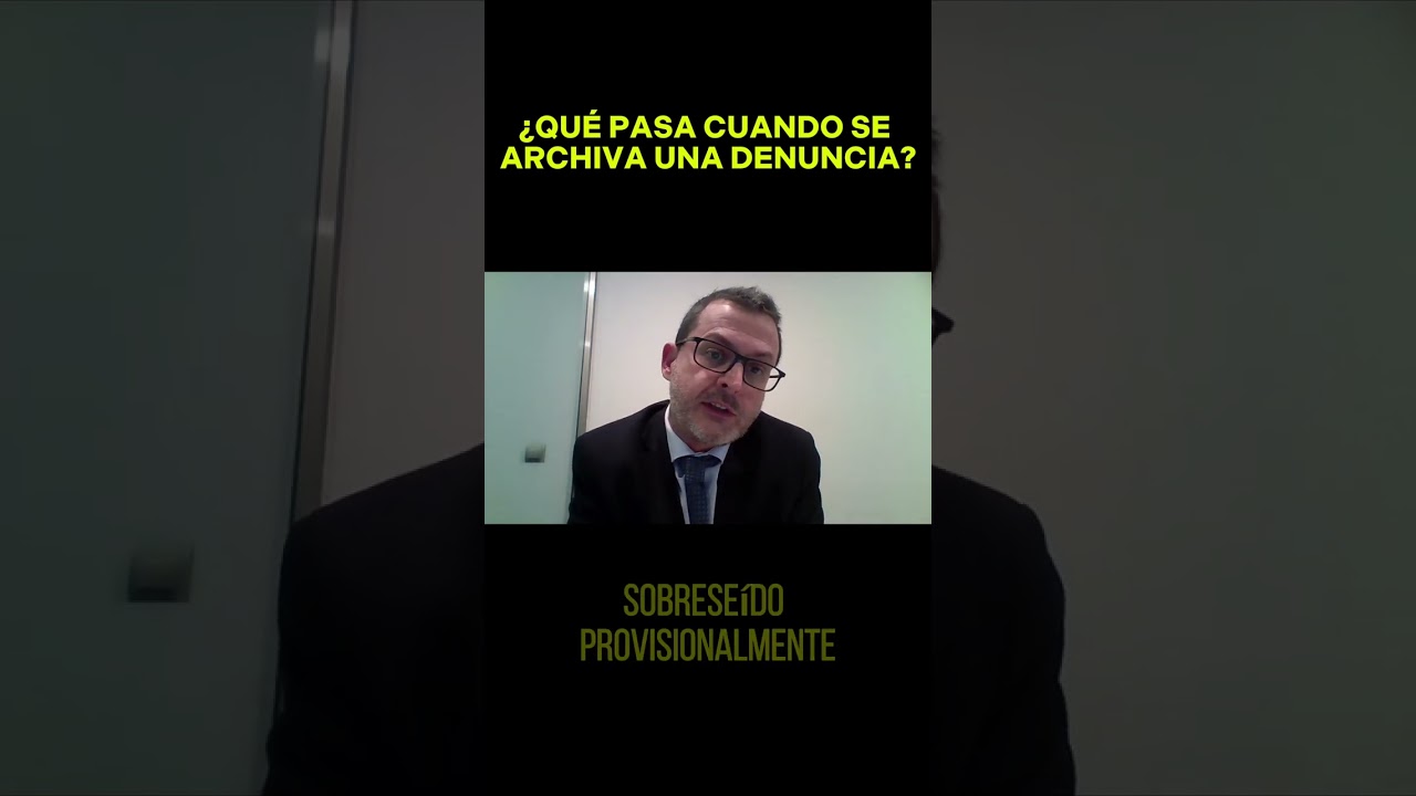 &iquest;Qu&eacute; pasa cuando se archiva una denuncia?
