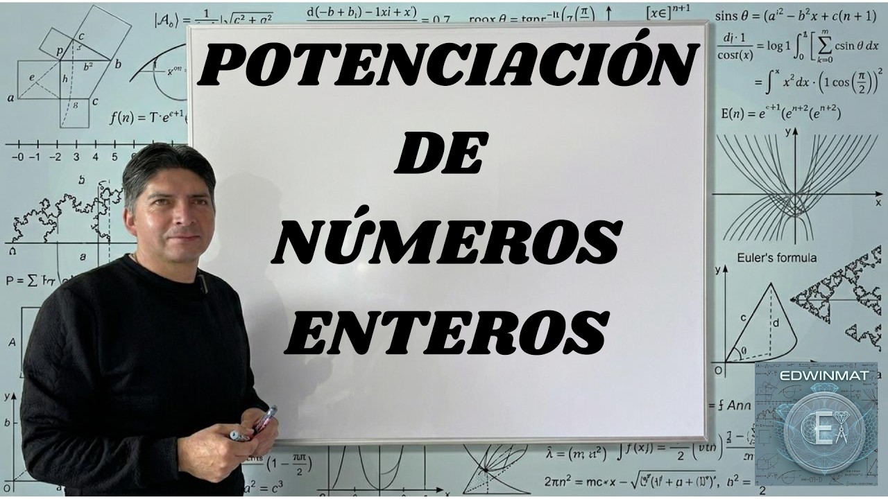 POTENCIACIÓN DE NÚMEROS ENTEROS