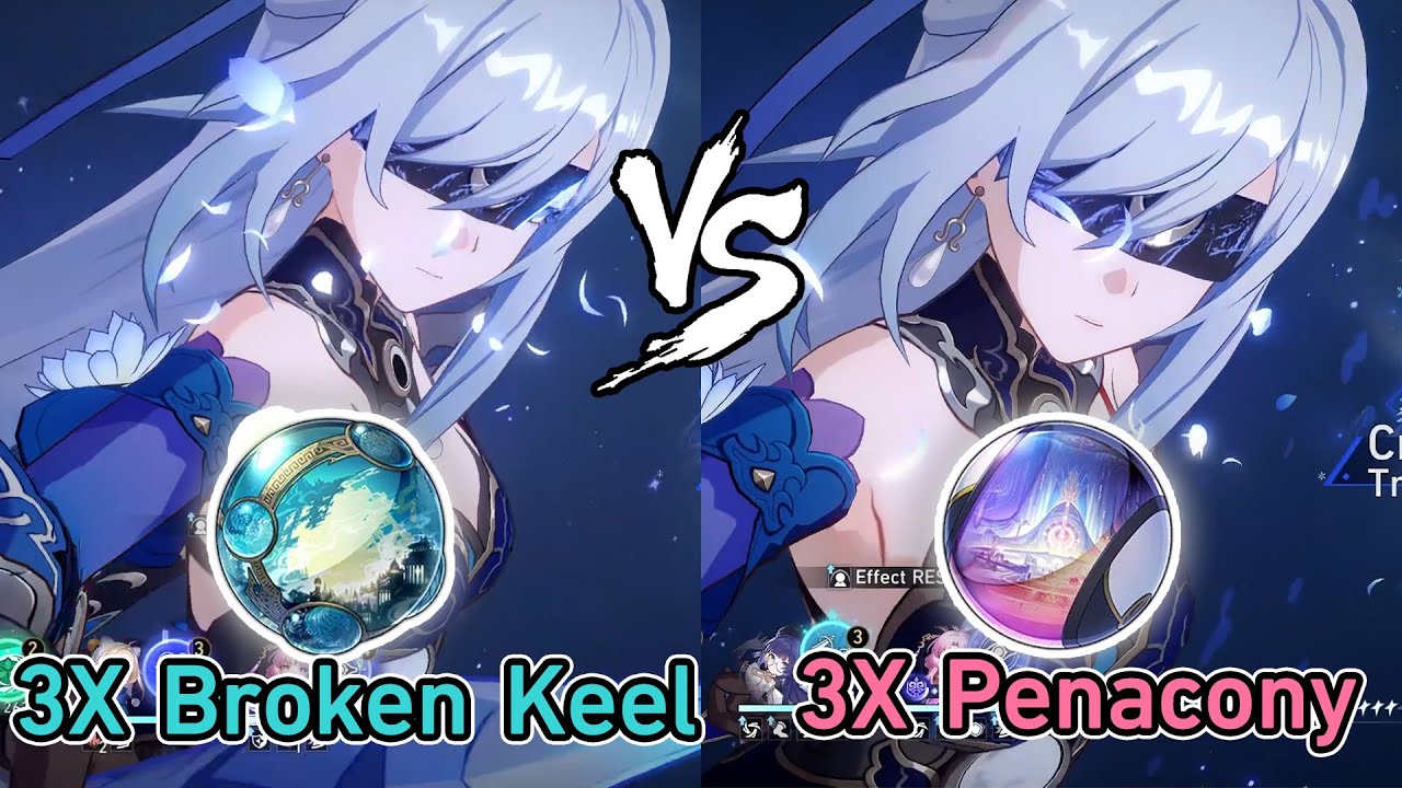 WHICH IS THE BEST SUPPORT RELIC??? 3x Penacony Set VS 3 Broken Keel Comparison - Honkai Star Rail
