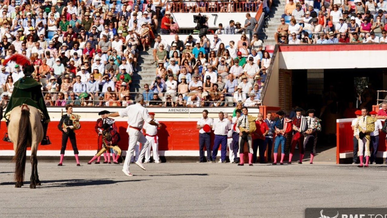 BILBAO 2024 -6to festejo | Paseíllo de Enrique Ponce, Andrés Roca Rey y Pablo Aguado -23/08/24