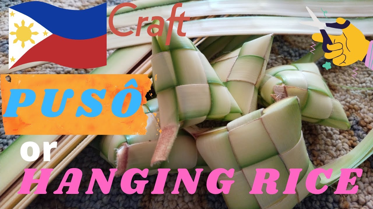 Hanging Rice - How to Make Puso Philippines Style | Philippines Puso - How to Tutorial