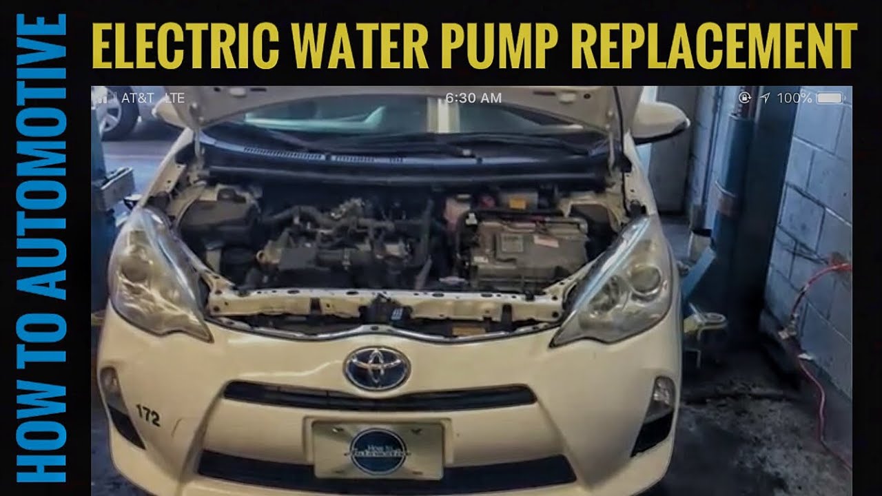 How To Replace Your Electric Water Pump On A Toyota Prius C