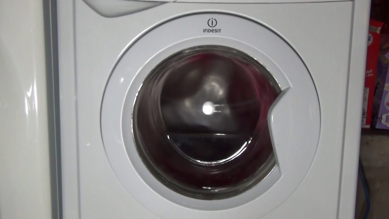 Indesit Start IWC6165 Washing Machine : Synthetics : Rinse inter spin 600rpm (Pt 5/7)