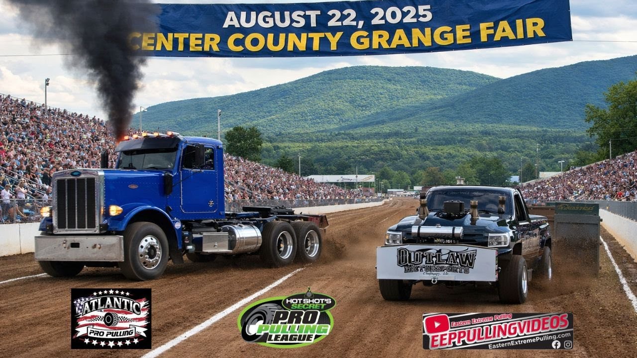 SPECTACULAR 2025 Truck Pulling At Centre Hall