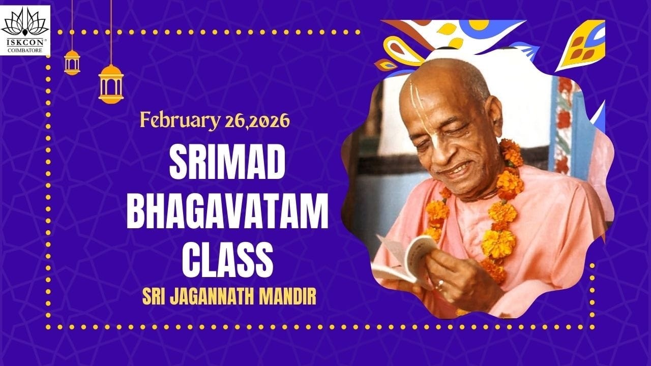 Srimad Bhagavatam Discourse - 5.2.3 - H.G Bhakta Das - 26-02-2026