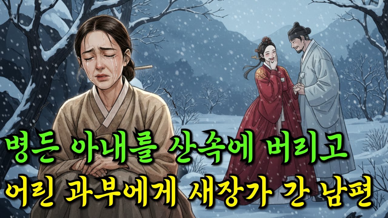 병든 아내를 산속에 버리고 어린 과부에게 새장가 간 남편, 첫날밤에 마주한 소름 돋는 광경